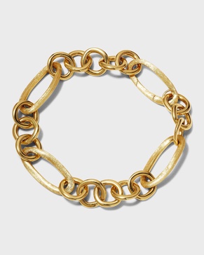 Jaipur Link 18K Yellow Gold Mixed Link Bracelet