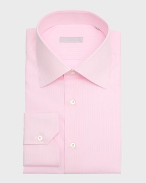 Men's Cotton Tonal Stripe Dress Shirt