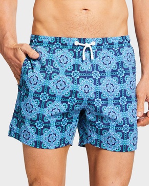 Men's Printed Swim Trunks