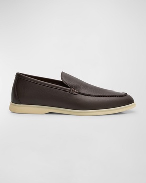 Men's Summer Walk Elk Leather Loafers