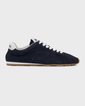 Suede Bicolor Retro Trainer Sneakers