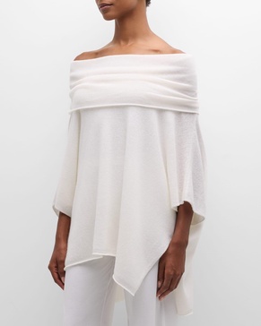 Cashmere Cowl-Neck Tunic