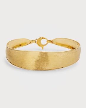 18K Lunaria Yellow Gold Medium Width Cuff