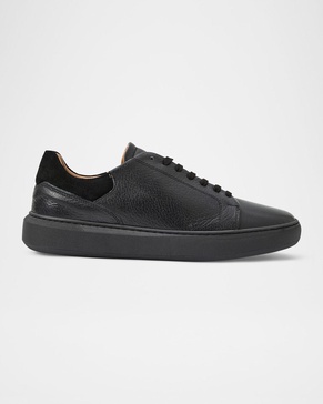 Men's Salvatore Low-Top Leather Sneakers 