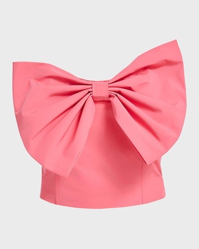 Freesia Strapless Bow Bodice Top