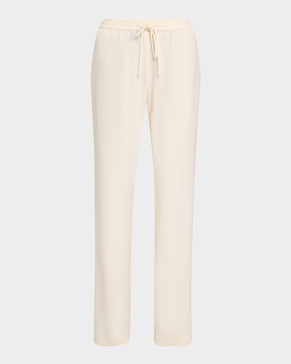 Crepe Drawstring Resort Pants