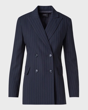 Nadine Pinstripe Double-Breasted Jacket