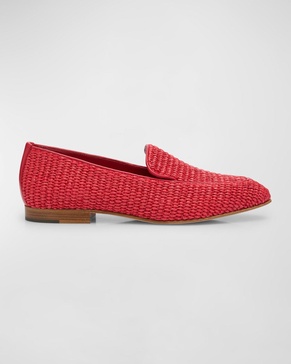 Pitakara Woven Slip-On Loafers