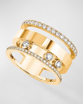 Move Romane 18K Yellow Gold Diamond Ring