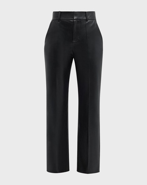 Ming Vegan Leather Ankle Pants 