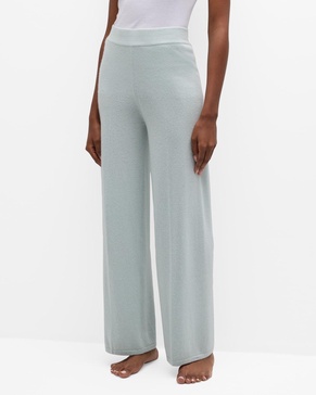 Cashmere Straight-Leg Knit Pants