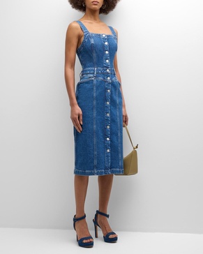 Malibu Denim Midi Dress 