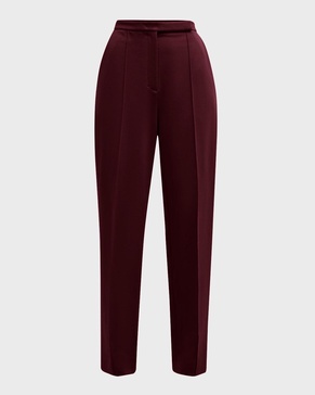 Emotional Essence Pintuck Straight-Leg Pants