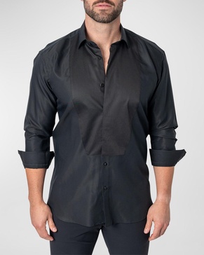 Men's Fibonacci Textured Sport Shirt