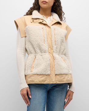 Shiloh Faux Shearling Vest