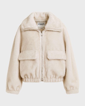 Essentiel Antwerp - Genz Faux Fur Jacket - Off White