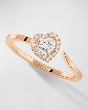 Joy Couer 18K Pink Gold Heart Ring