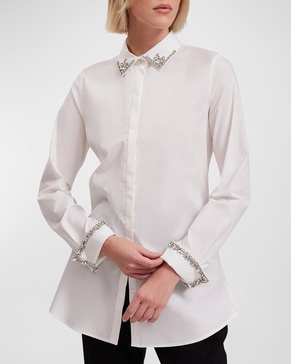 Philomne Crystal-Embellished Shirt