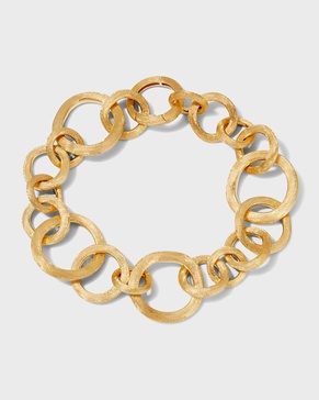 18K Jaipur Gold Link Bracelet, Small