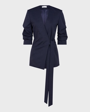 Bexley Tie-Front Blazer Jacket 