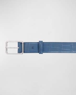 Men's Crocodile Leather Belt