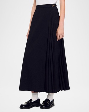 Souvenir Pleated Midi Skirt