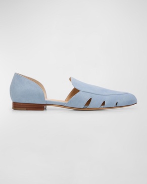 Rory Suede Ballerina Loafers