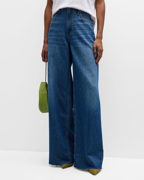 Featherweight Sofie Wide-Leg Jeans