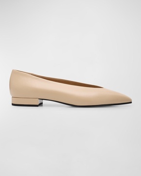 Rebecca Calfskin Ballerina Flats