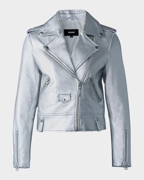 Baya Leather Biker Jacket