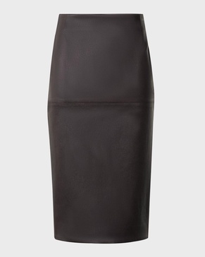 Nappa Leather Pencil Skirt