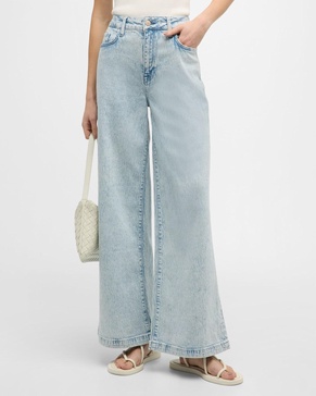 Ms. Fonda High-Rise Wide-Leg Jeans