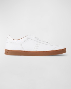 Men's Bono Low-Top Leather Sneakers