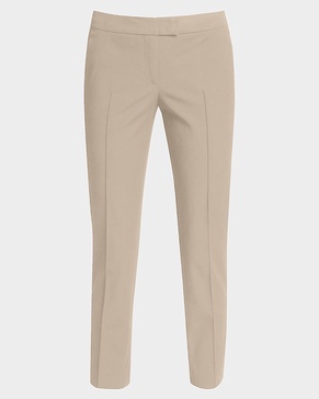 Frankie Straight-Leg Cotton-Stretch Cropped Pants