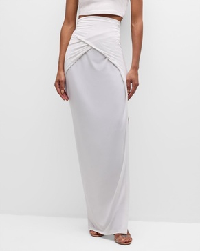 All In One Side Slit Long Skirt