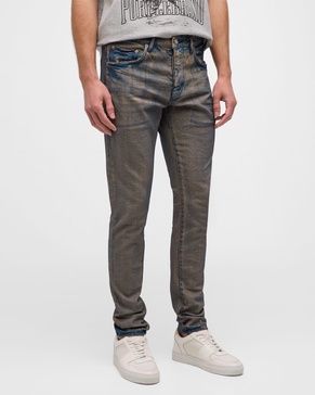 Men's Antiqued Snow Wash Jeans