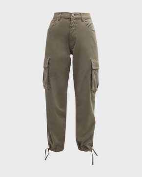 Gwen Straight Crop Cargo Joggers