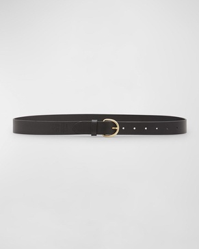 Classic Calf Leather Buckle Belt