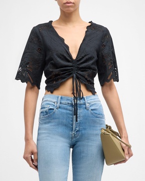 The Social Butterfly Embroidered Top