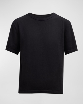 Cotton Cashmere Crewneck T-Shirt 