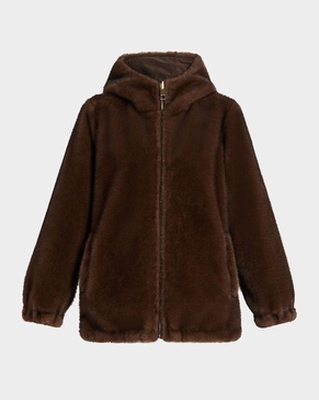 Caprera Hooded Faux Fur Jacket