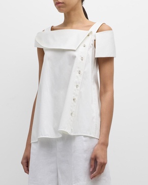 Amalfi Off-Shoulder Cotton Top