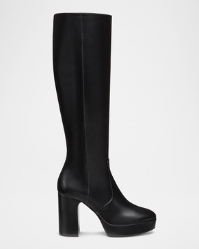 Dayna Leather Platform Boots