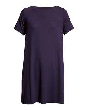 Short-Sleeve Viscose Jersey Tunic