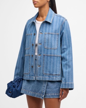 Dahl Striped Denim Jacket