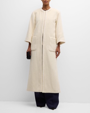 Suri Alpaca-Wool Long Coat