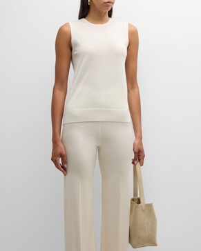 Cashmere Sleeveless Shell