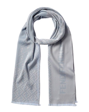 FENDI Wool & Silk-Blend Scarf