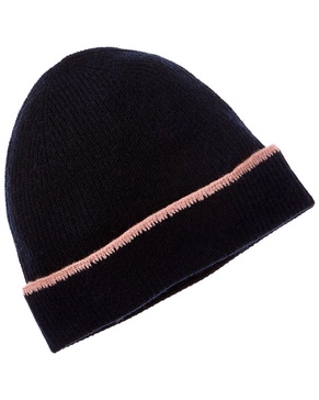 Scott & Scott London Blanket Stitch Cashmere Beanie