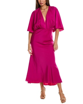 isabelle silk maxi dress